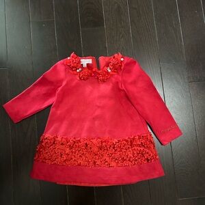 Red dress Italian designer